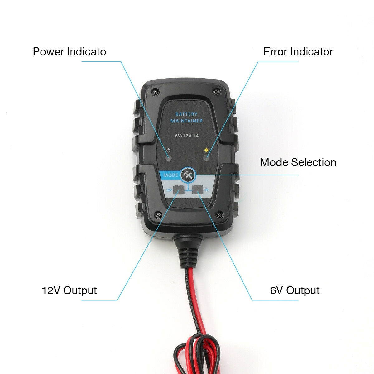 6Outlet + 2 USB 1050 Joule Surge Protector Power Strip with 25Ft Long Extension Cord White UL Listed
