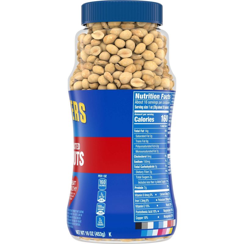 Planters Heart Healthy Dry Roasted Peanuts - 16oz