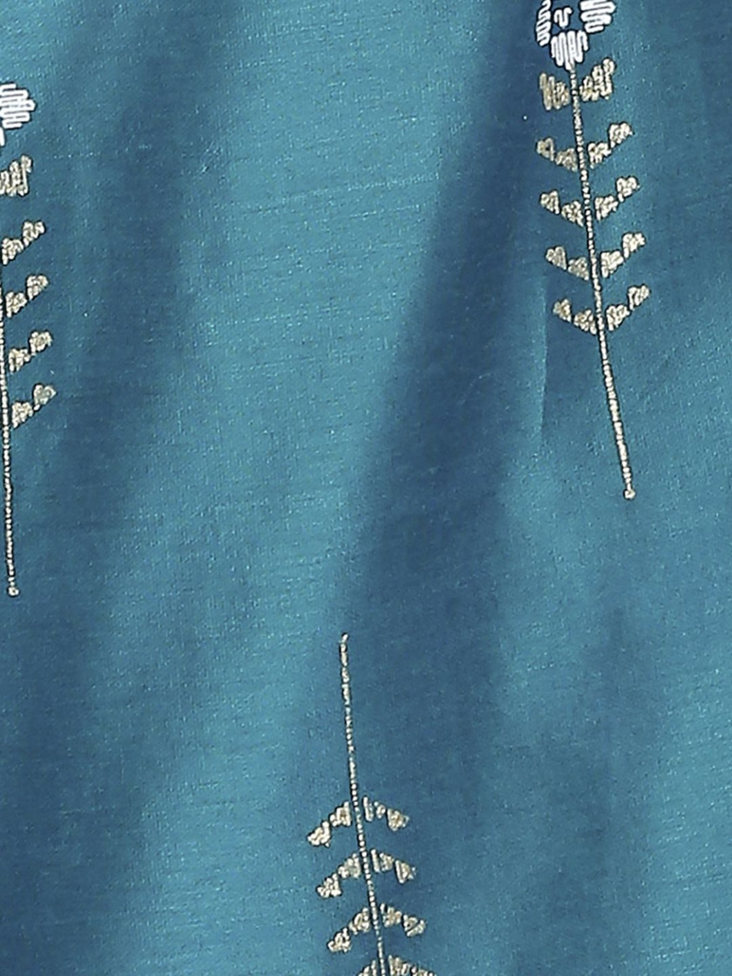 Saffron Threads Black Elasticated Palazzos