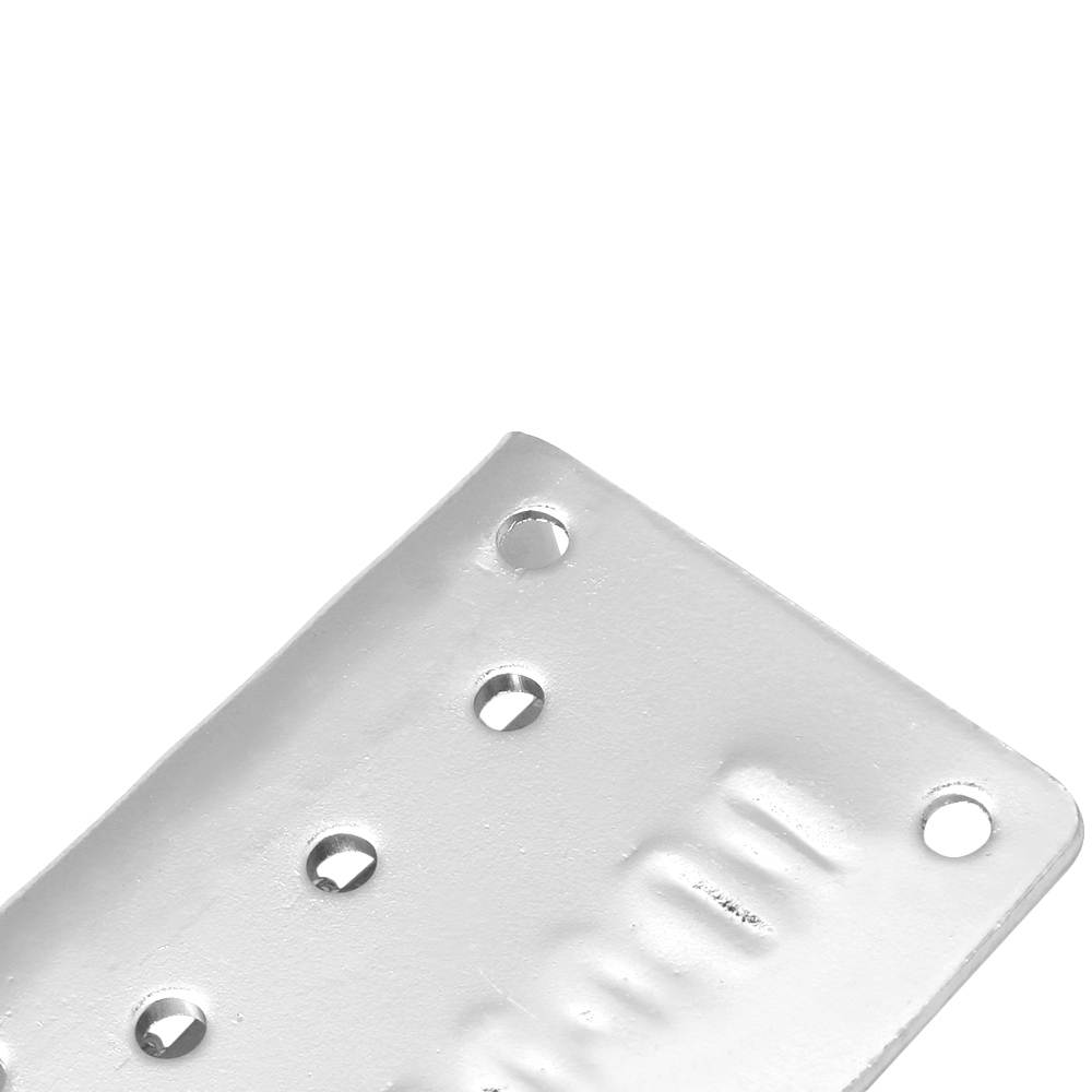 BQLZR 5 x Silver Zinc Alloy Cigar Box Electric Guitar 3 String Bridge with Screws