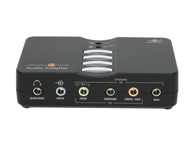 VANTEC NBA-200U USB External 7.1 Channel Audio Adapter