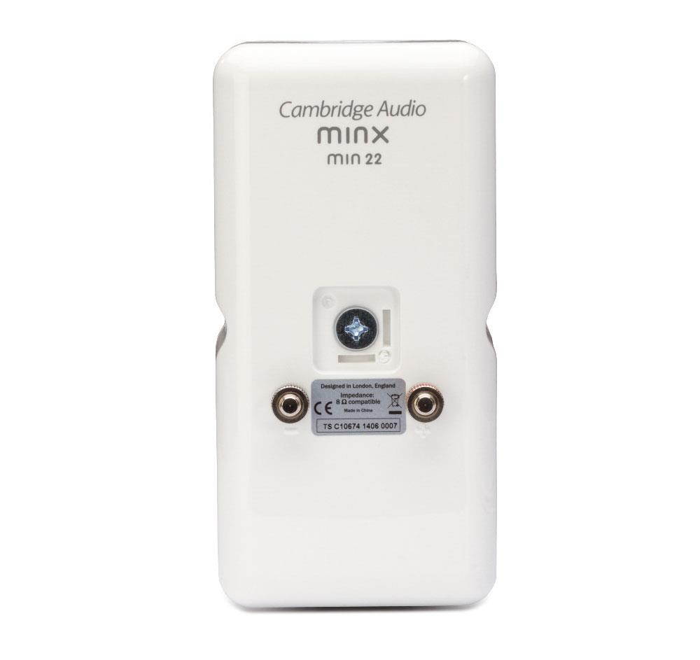 Cambridge Minx Min 22 Satellite Bookshelf Speaker - Each (White)