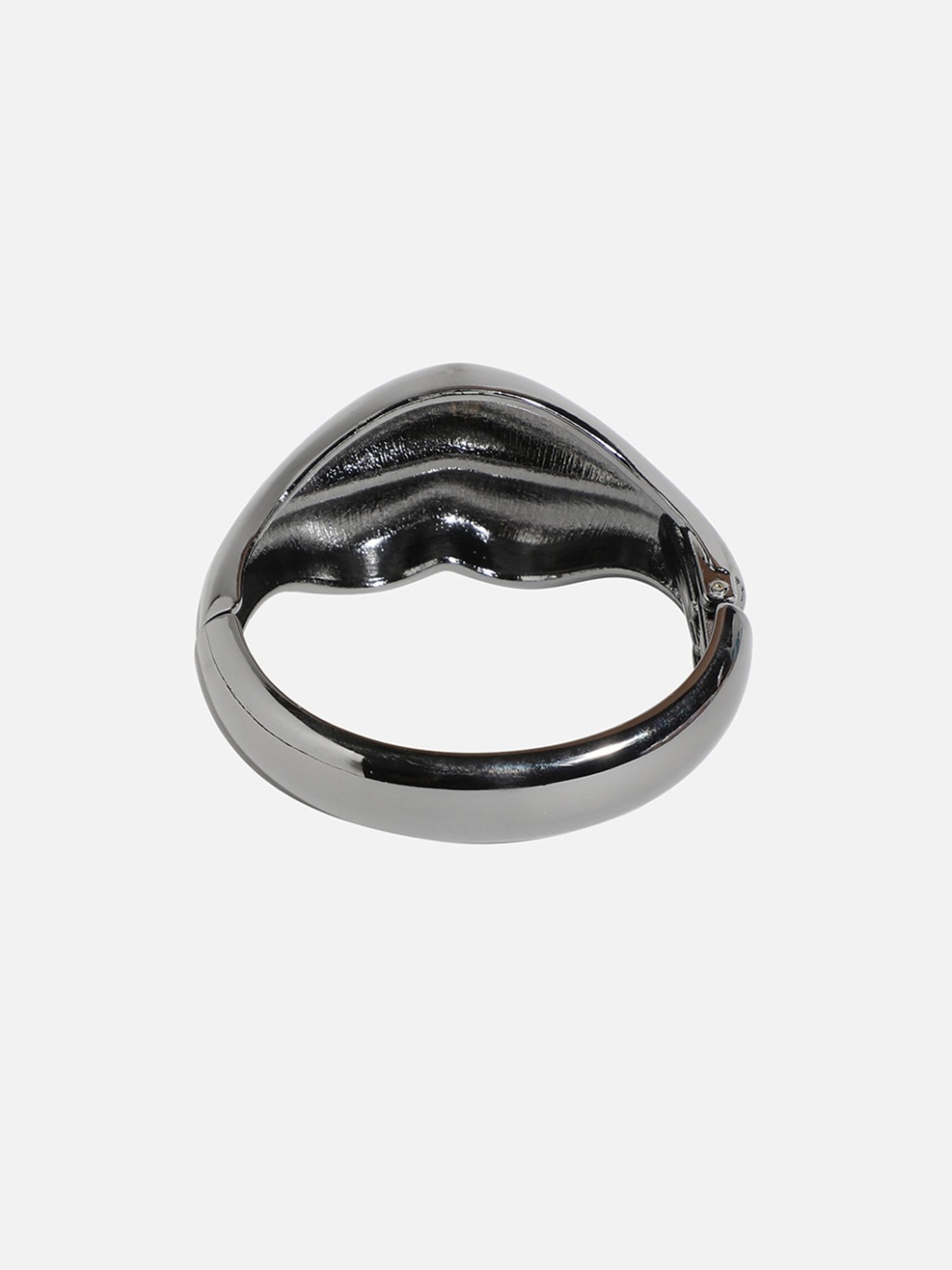 Sohi Lips Dark Silver Bracelet