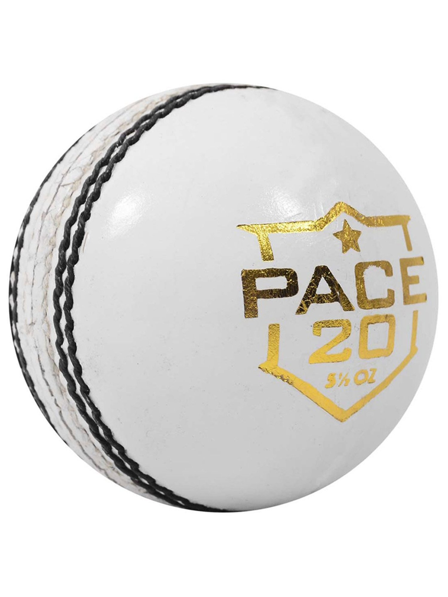 DSC Pace 20 Cricket Leather Ball Size - Free Size