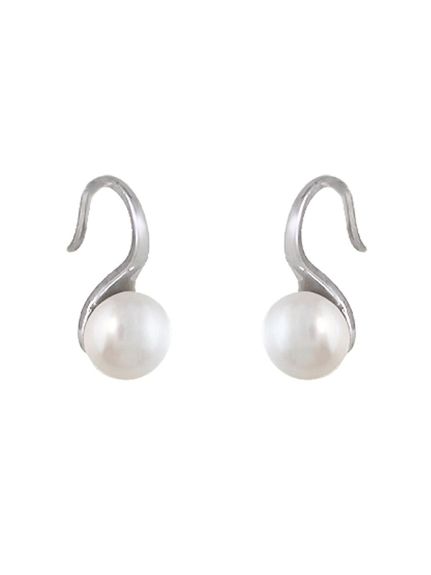 Clara 92.5 Sterling Silver Lily Earrings for Women