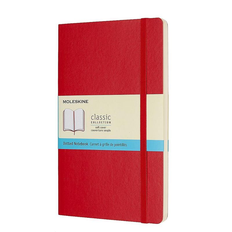 Moleskine Large Soft Cover, Dotted, Scarlet Red 854665XX