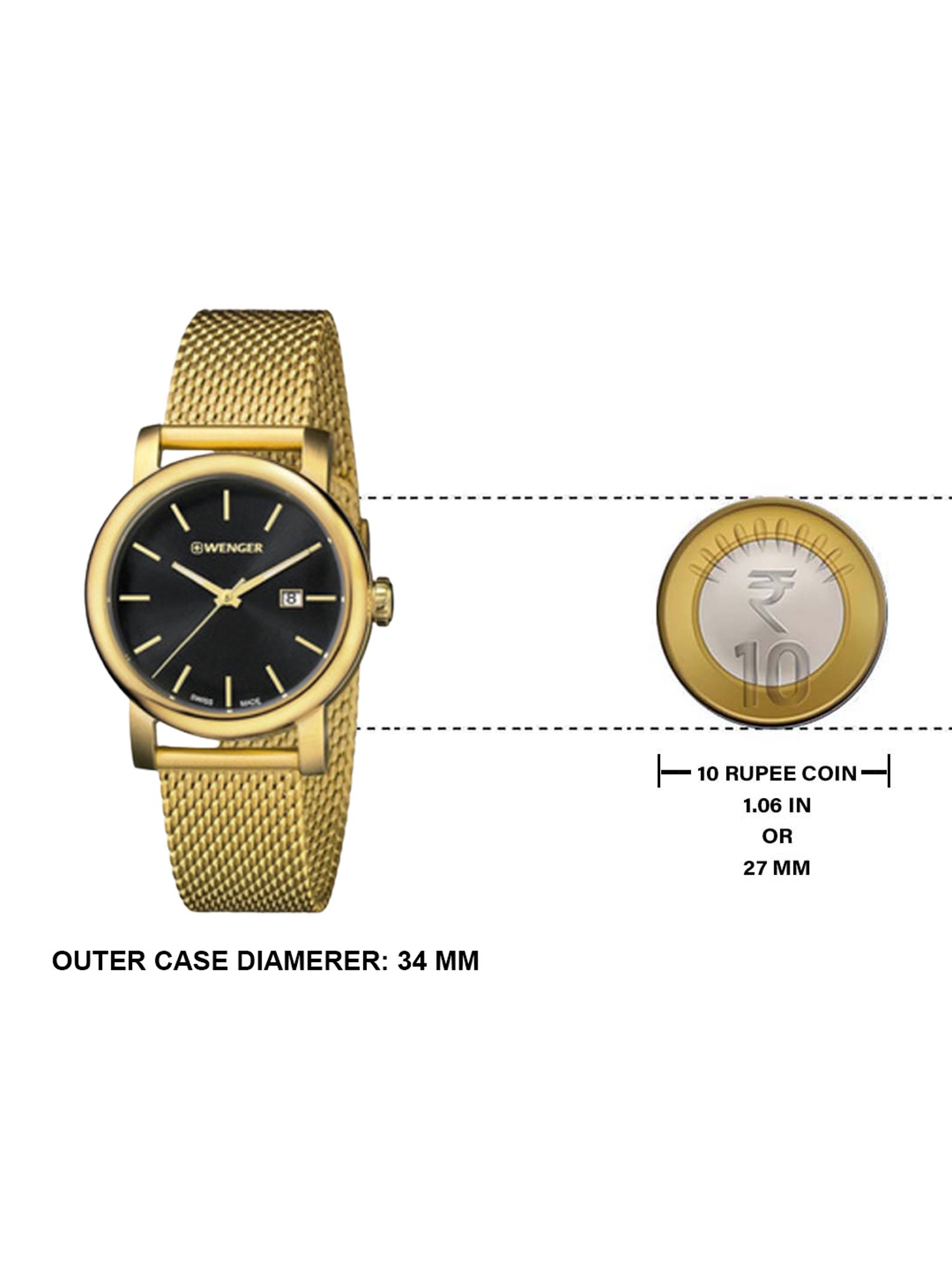 Wenger 01.1021.120 Urban Vintage Swiss Made Watch for Women