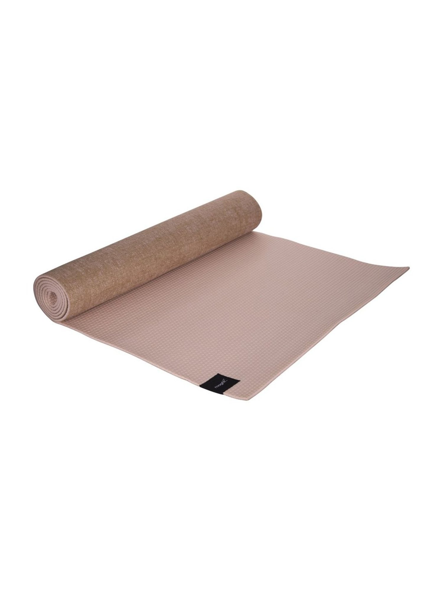 MagFit Khaki Jute Yoga Mat with Mat Bag (5 mm)