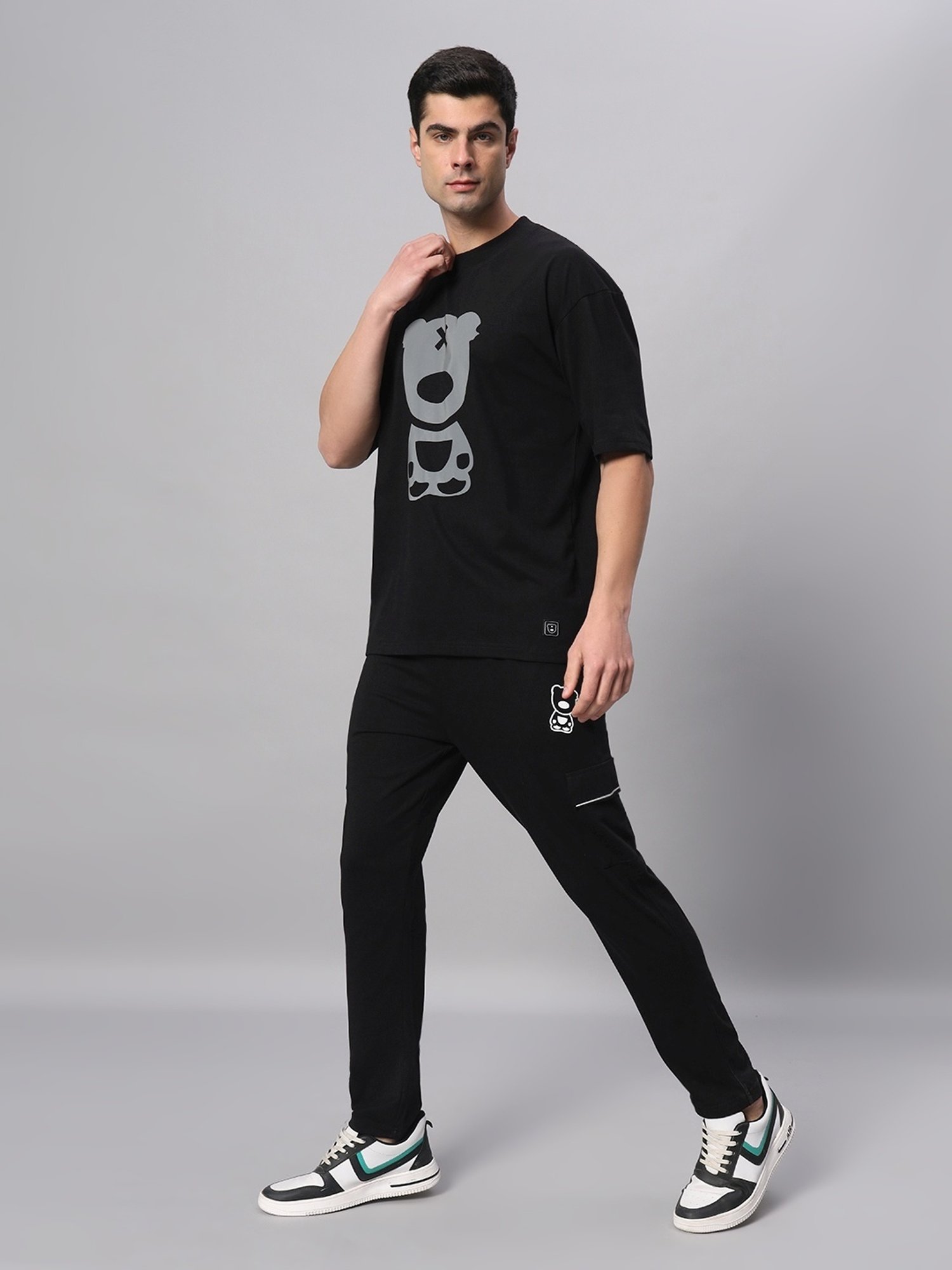 Vimal Jonney Light Mud Cotton Regular Fit Tracksuit