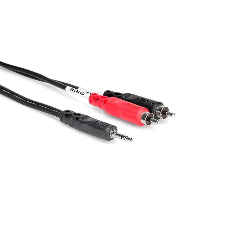CMR215 35 mm TRS to Dual RCA Stereo Breakout Cable 15 Feet