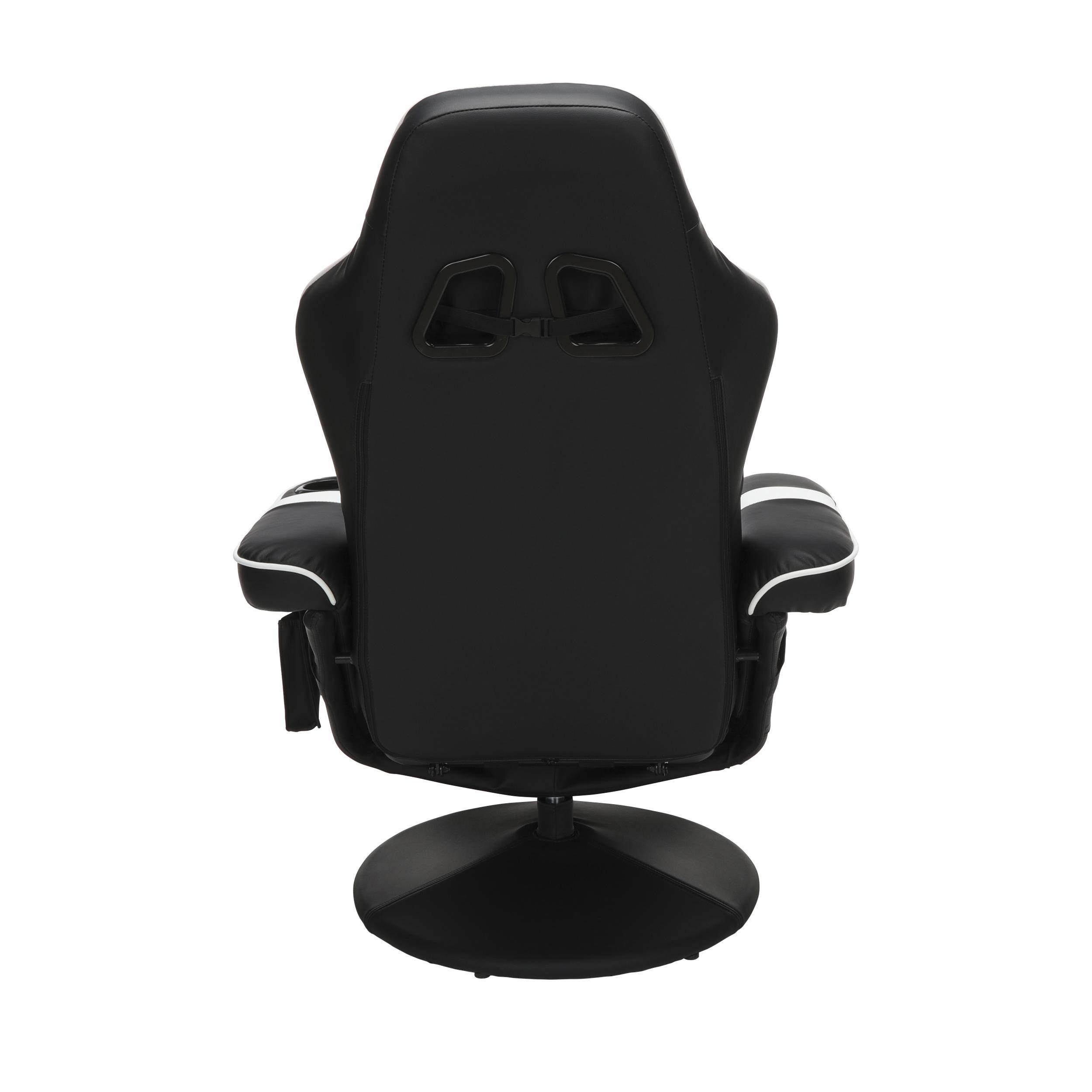 RESPAWN-900 Racing Style Gaming Recliner, Reclining Gaming Chair, in Gray (RSP-900-GRY)