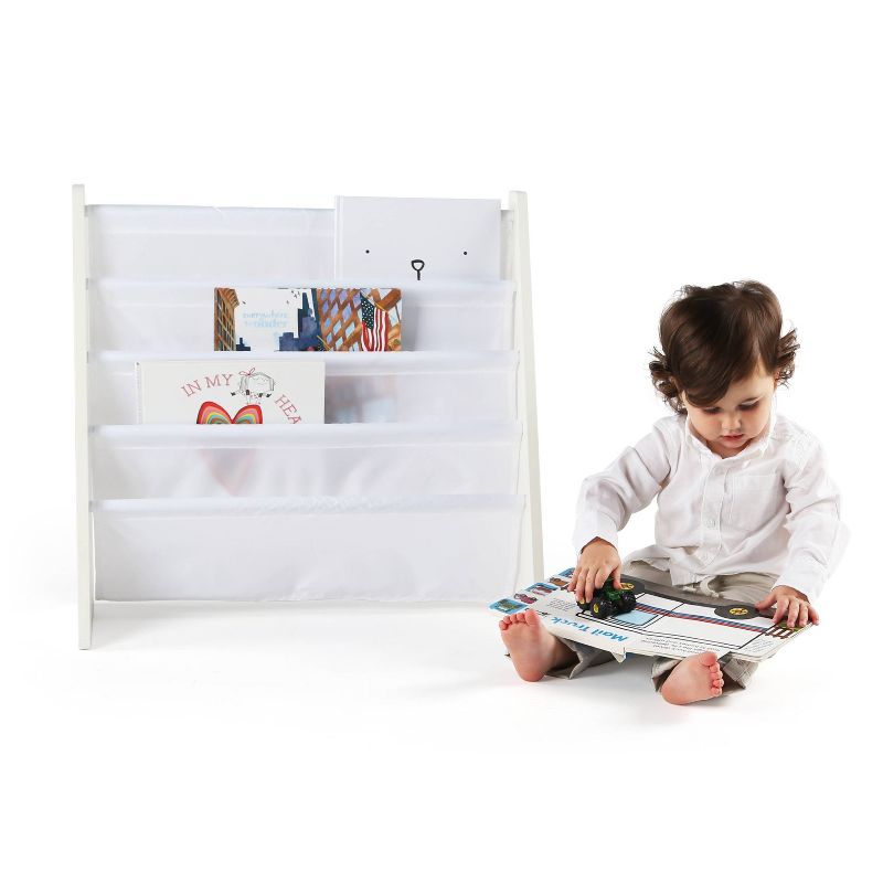 Kids' Book Rack Cambridge Collection White - Humble Crew