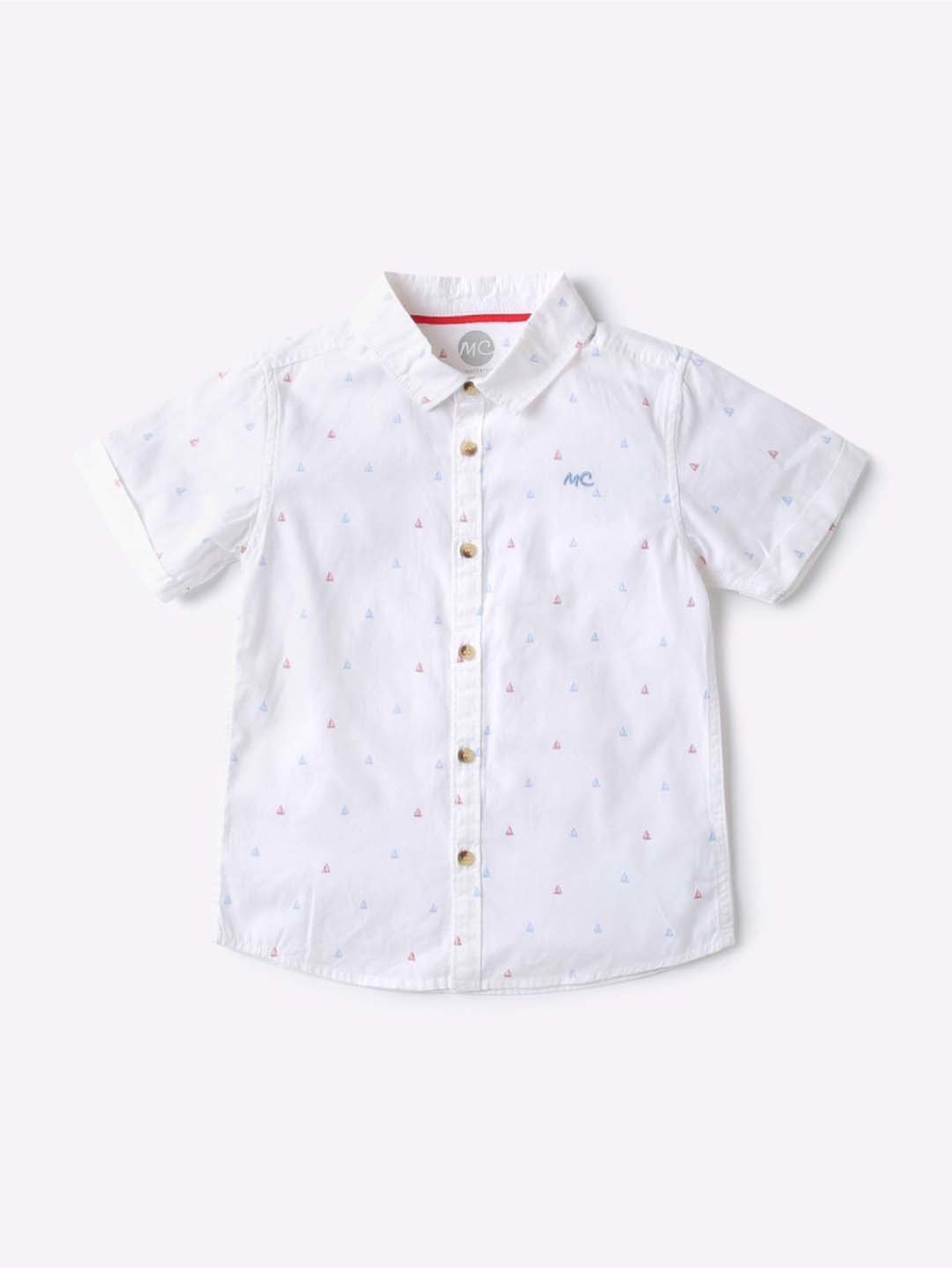 Mothercare Kids White Printed Shirt