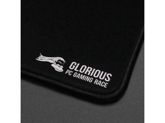 High Quality Glorious Gaming Mouse Mat / Pad - Thick , Large, Stitched Edges,  Mousepad | 48"x24"x0.12" (G-XXXL) , Large, Wide (XLarge) Black Cloth Mousepad, Stitched Edges | 48x24" (G-3XL)