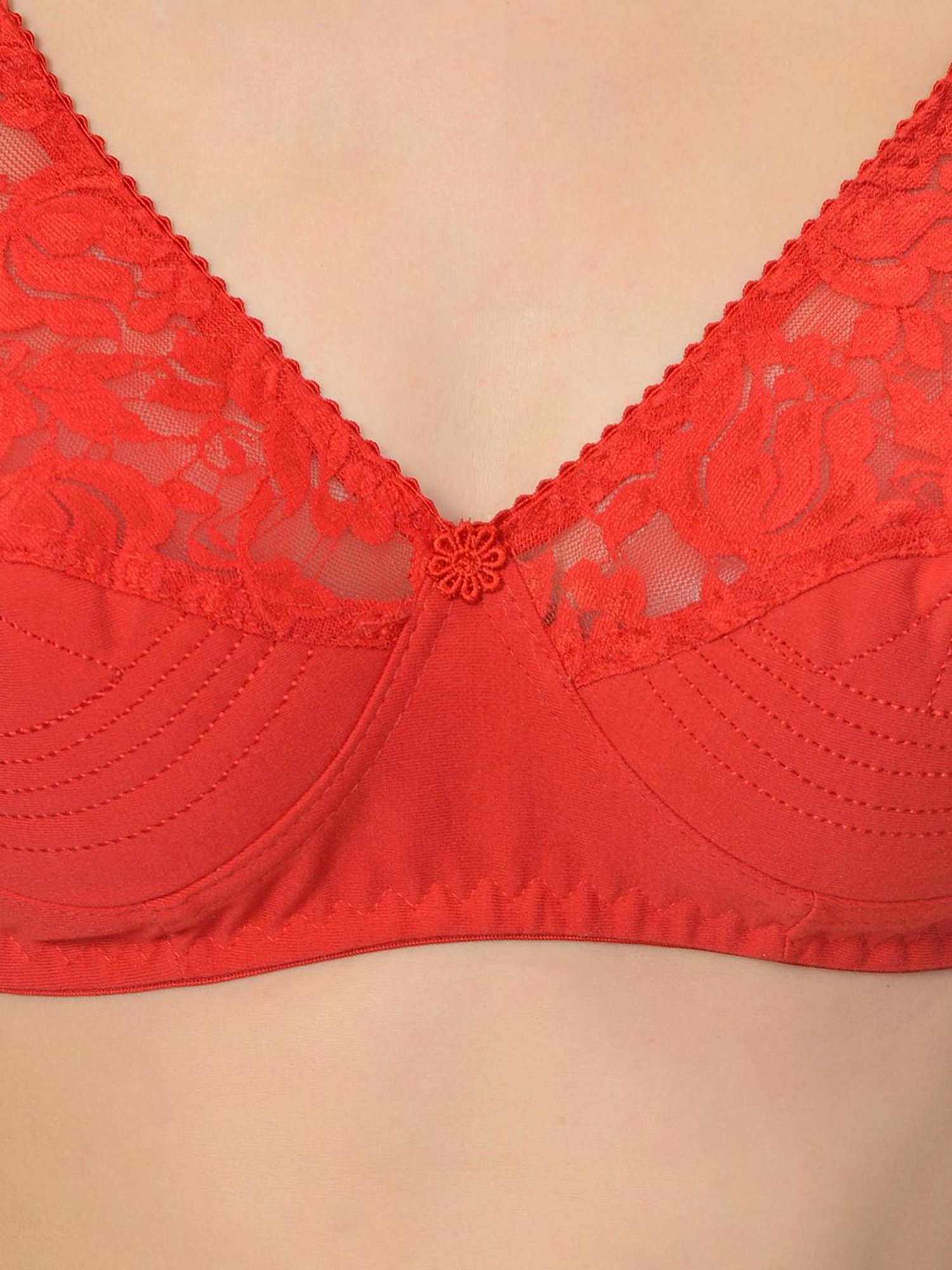 Mod & Shy Multi Lace Print Bra Set