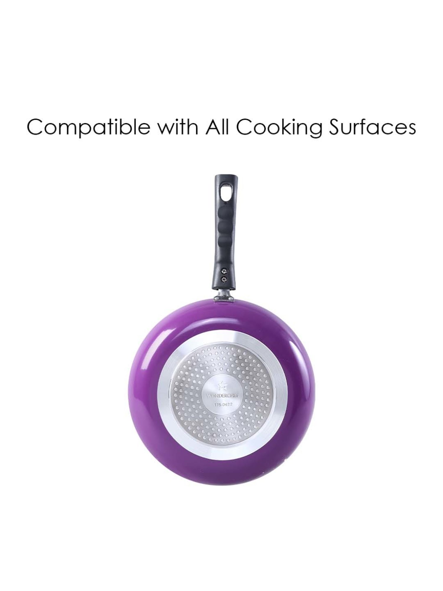 HAZEL Silver Induction Bottom Tope Stainless Steel Patila - 17.7 cm (2500 ml)