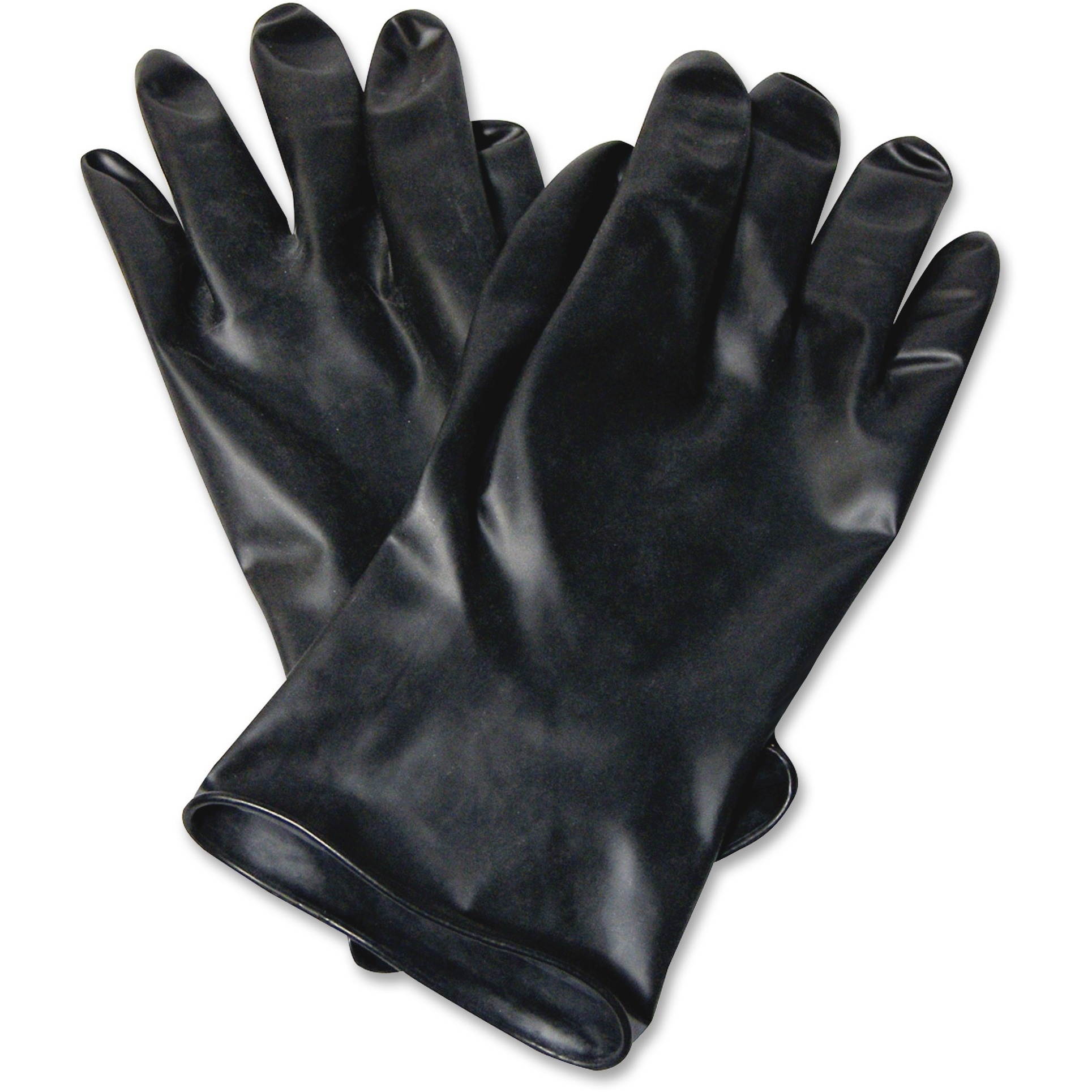Honeywell 11" Unsupported Butyl Gloves - Chemical Protection - Butyl - Black