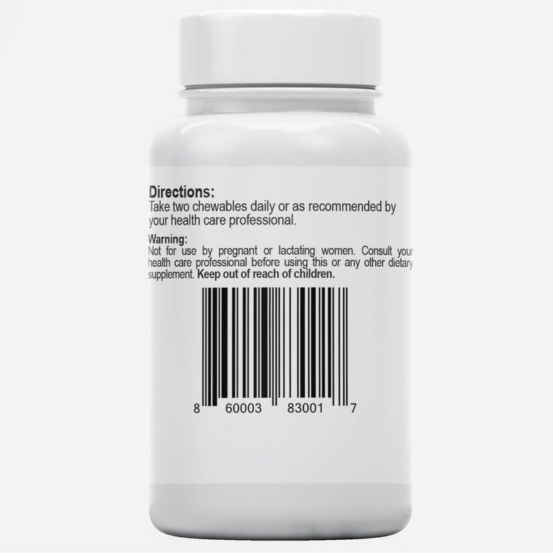 Immune Berry 500mg Elderberry, 22mg Zinc and Vitamin C Chewables - 60ct