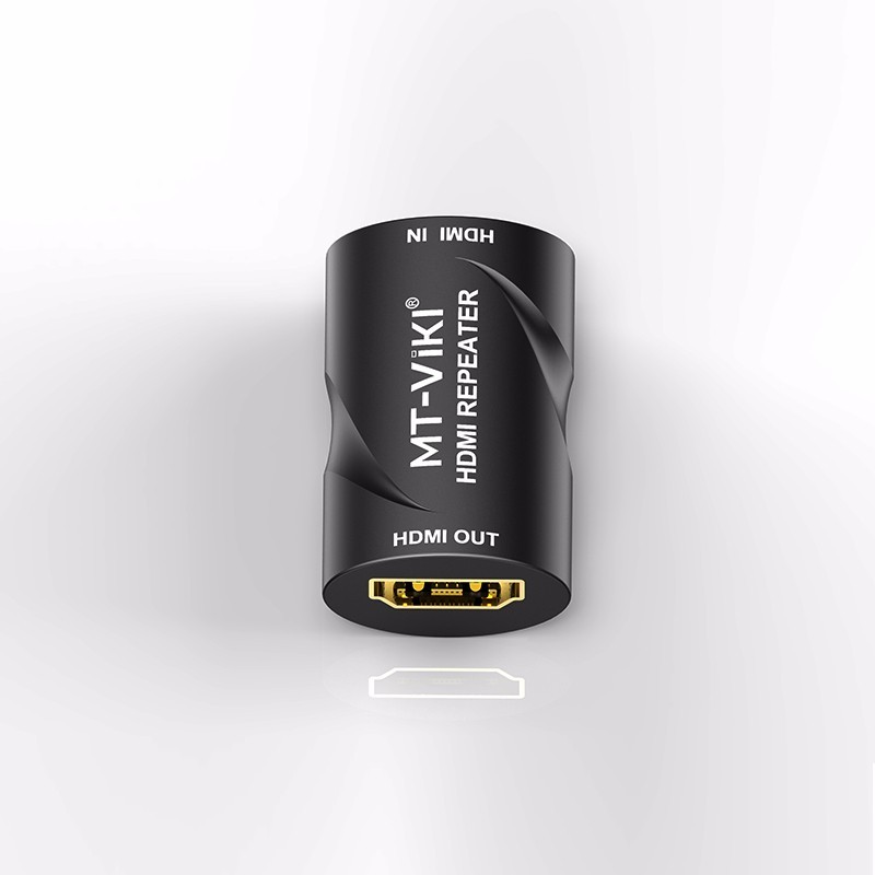 1 picese  MT-HE40 HDMI Cable Connector 15m 4K 2K Extender Total 30m 20m 1080P 3D Repeater Total 40m with IC Inside Stable Performance