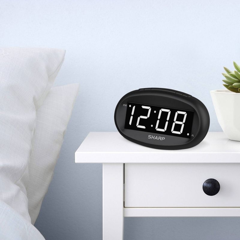 Sharp Large Display Digital Alarm Clock