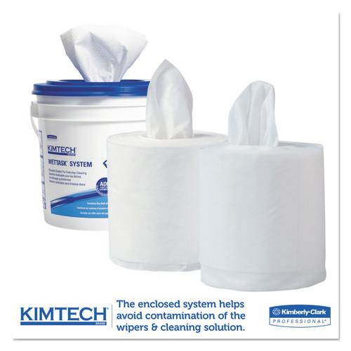 KIMTECH PREP Wipes for WETTASK System, 12 x 12 1/2, 90/Roll, 6/Carton