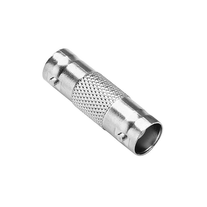 BNC Connectors 50 Pcs BNC Barrel connectors BNC Female to Female Straight Coupler Adapter for CCTV Camera Survelliance System