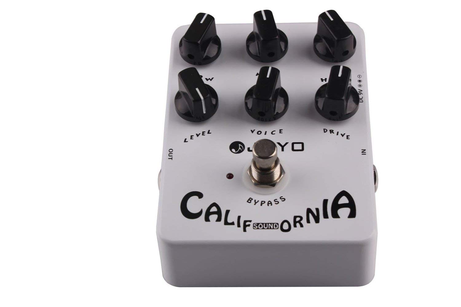 Joyo JF-15 California Sound Effects Pedal with Modern Ultra-High Gain Amp Simulator and Unique Voice Control