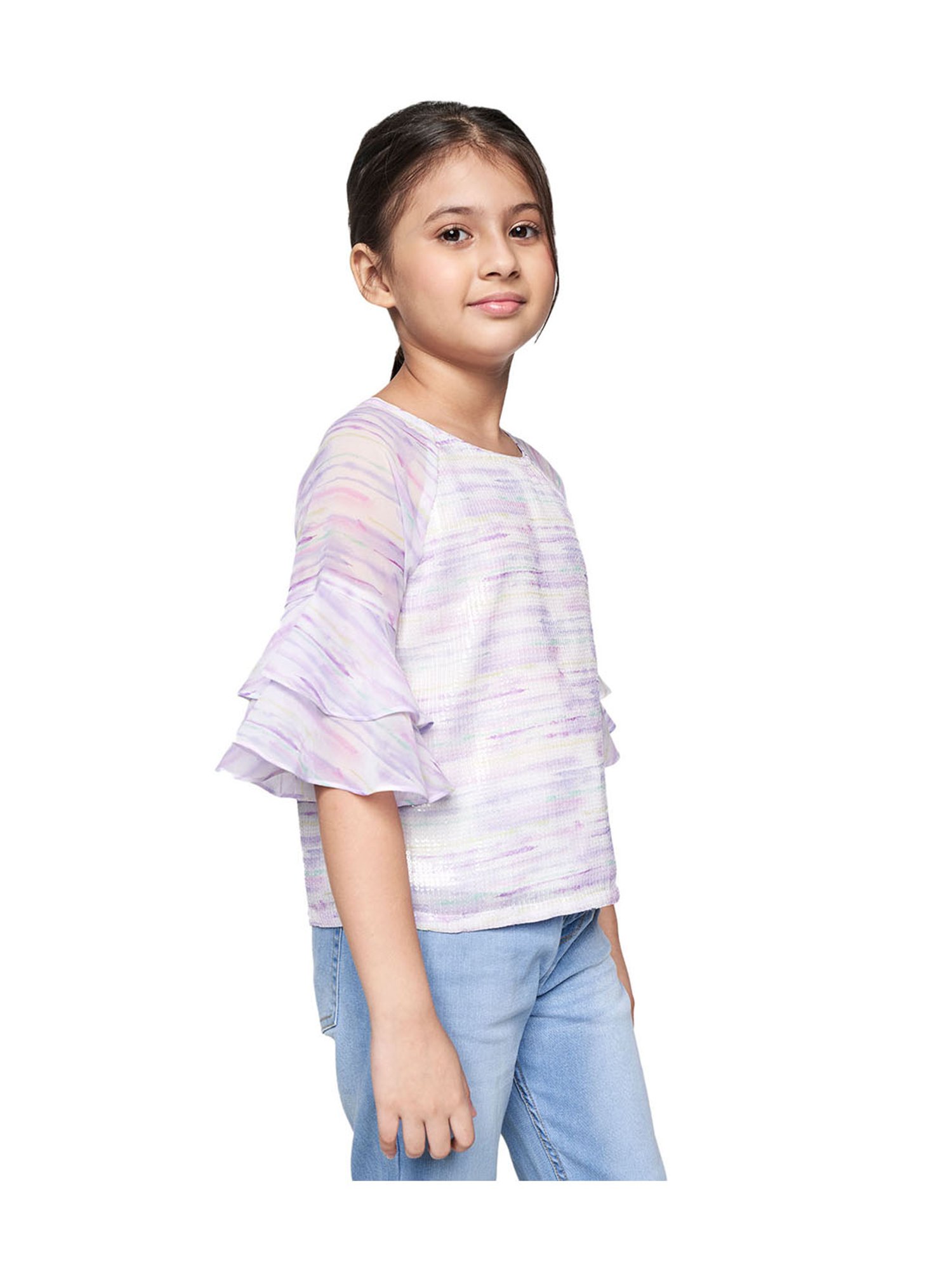 Tiny Girl Kids Pink Solid Top