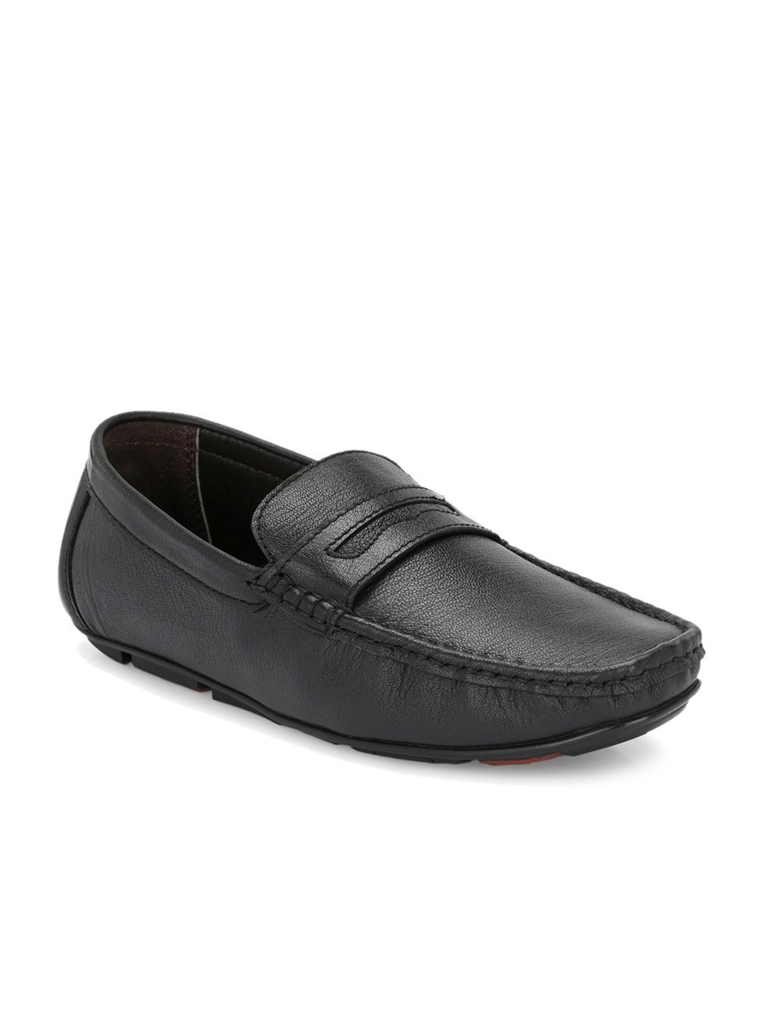 Clog London Men's Black Casual Loafers