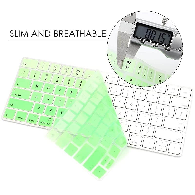 Ombre Green Cover for Apple Magic Keyboard (MLA22LL/A) with US Layout
