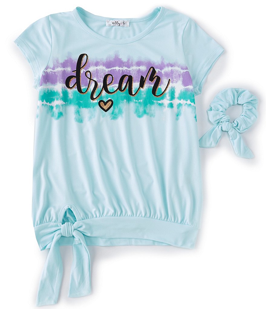 Ally B Big Girls 7-16 Short-Sleeve Dream Tie-Dye Tee