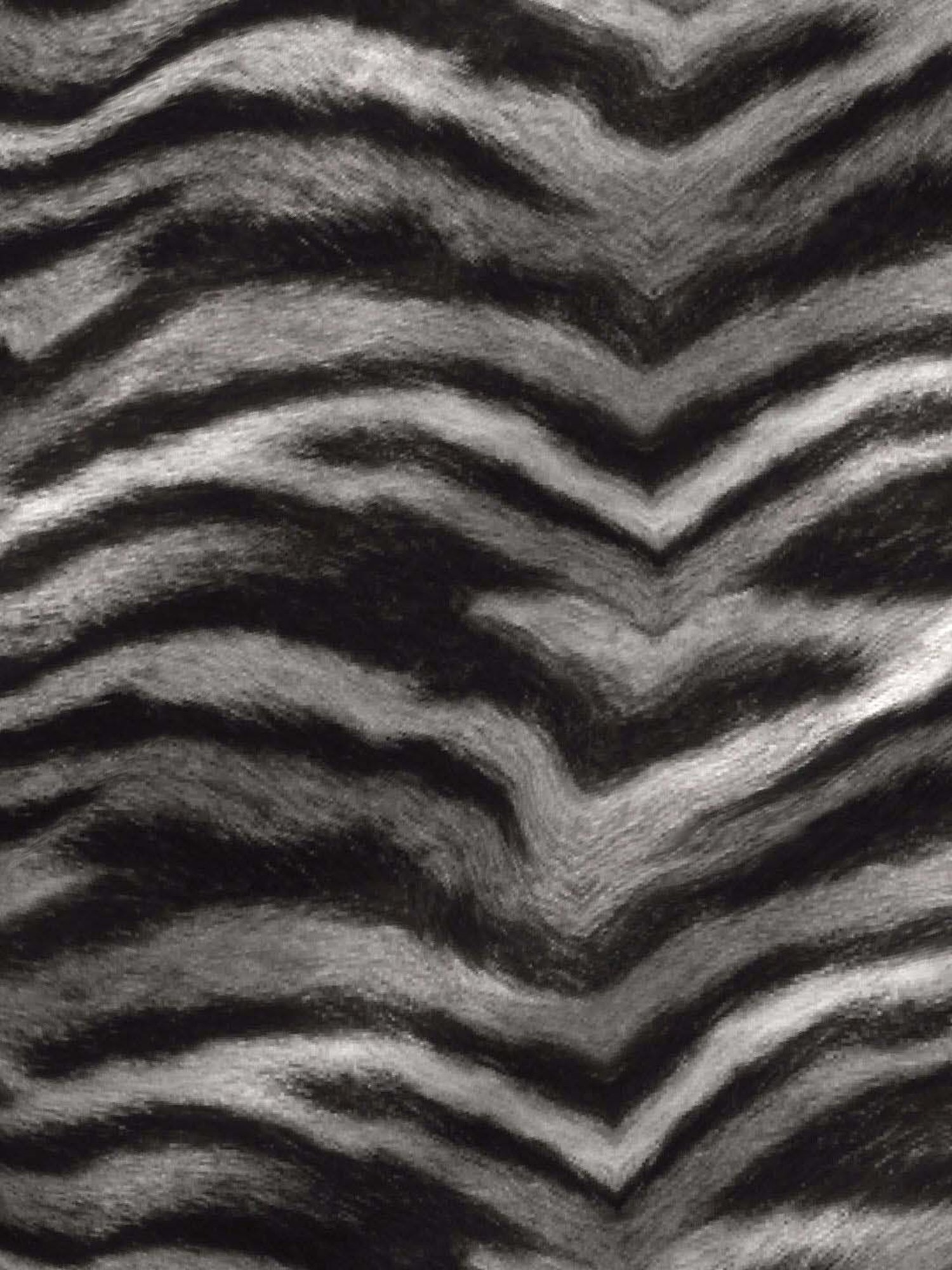 Boutique Living Untamed Grey Cotton 270 TC King Size Bed Sheet with Pillow Cover