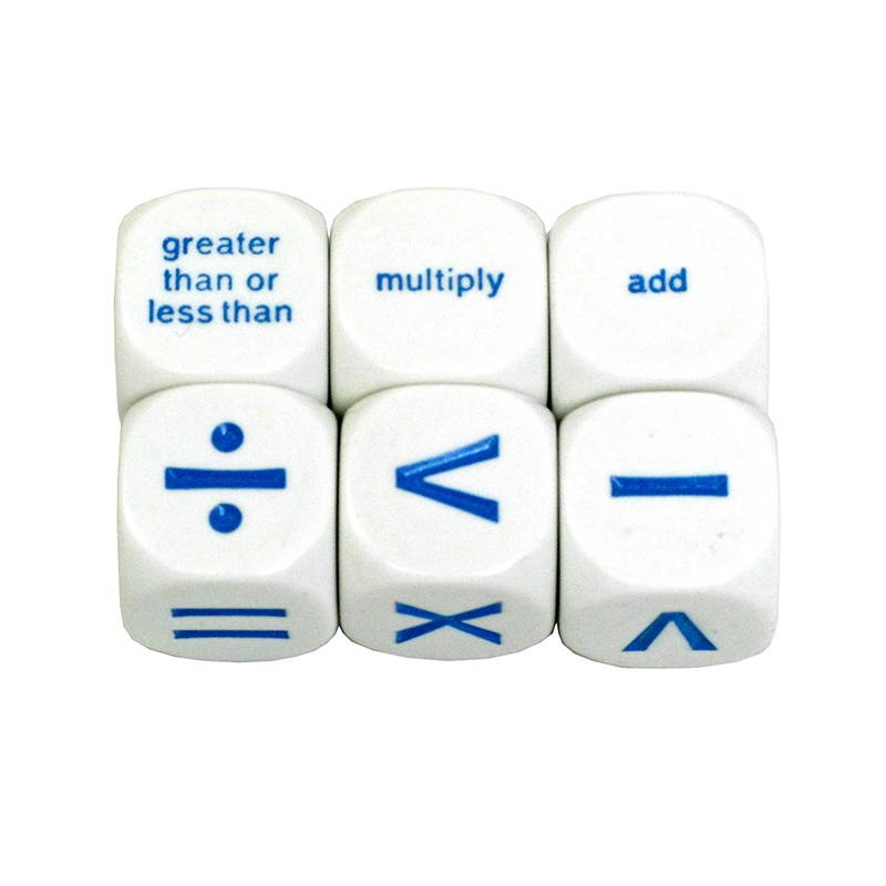 KOPLOW GAMES (6 ST) MATH OPERATION DICE SET OF 6