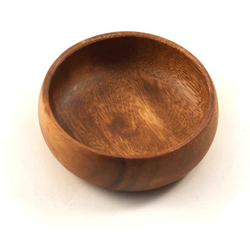 Gibson Elite 2 Piece Gracious Dining Ceramic Bowl Set With Acacia Wood Tray