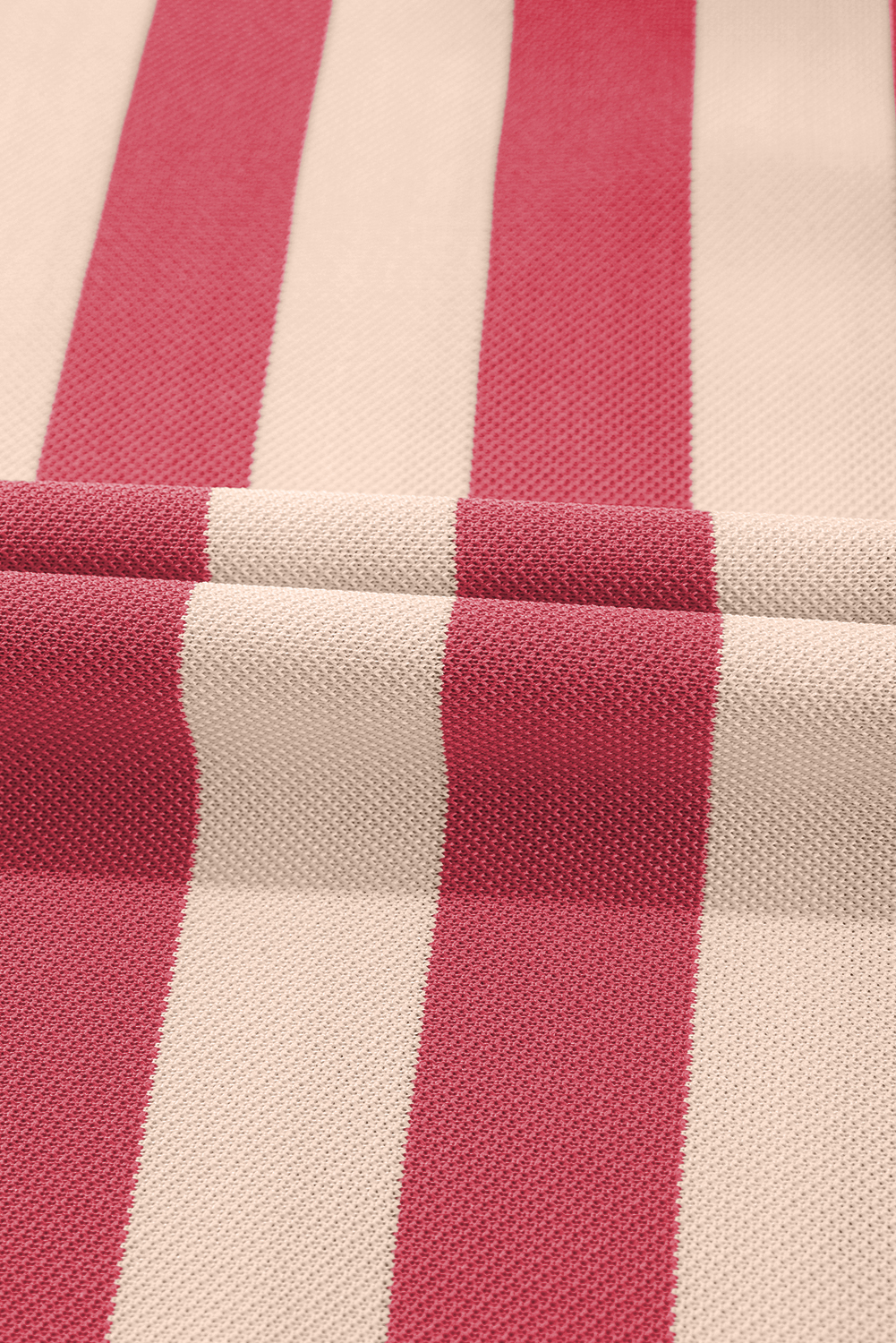 White Frill Mock Neck Sleeveless Tiered Floral Dress