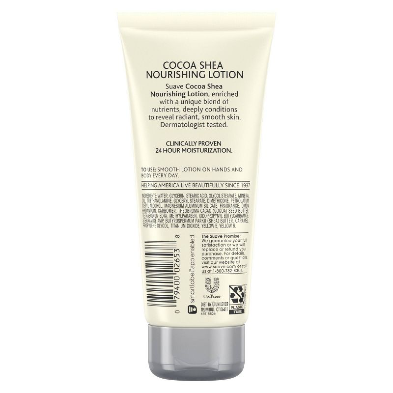 Suave Skin Solutions Smoothing with Cocoa Butter and Shea Body Lotion 3oz