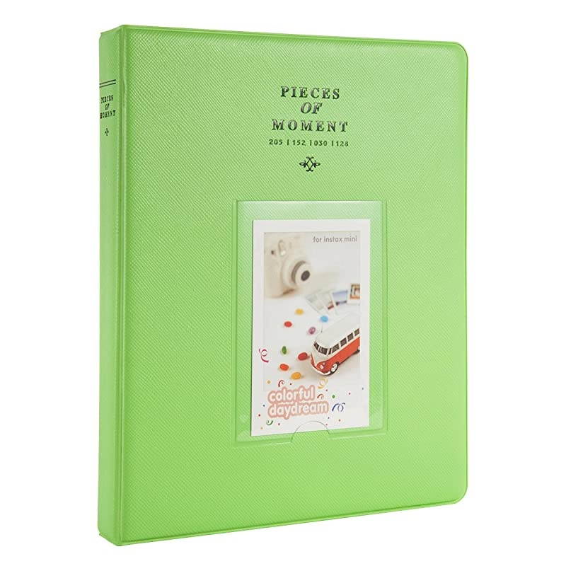 Compatible128 Pockets Photo Album for Films of Fujifilm Instax Mini 9 8 8+ 70 7s 25 50s 90, Polaroid Z2300, Polaroid PIC-300P (Blue)