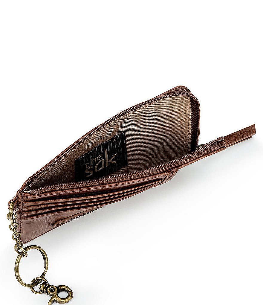 The Sak ID Floral Embossed Card Wallet