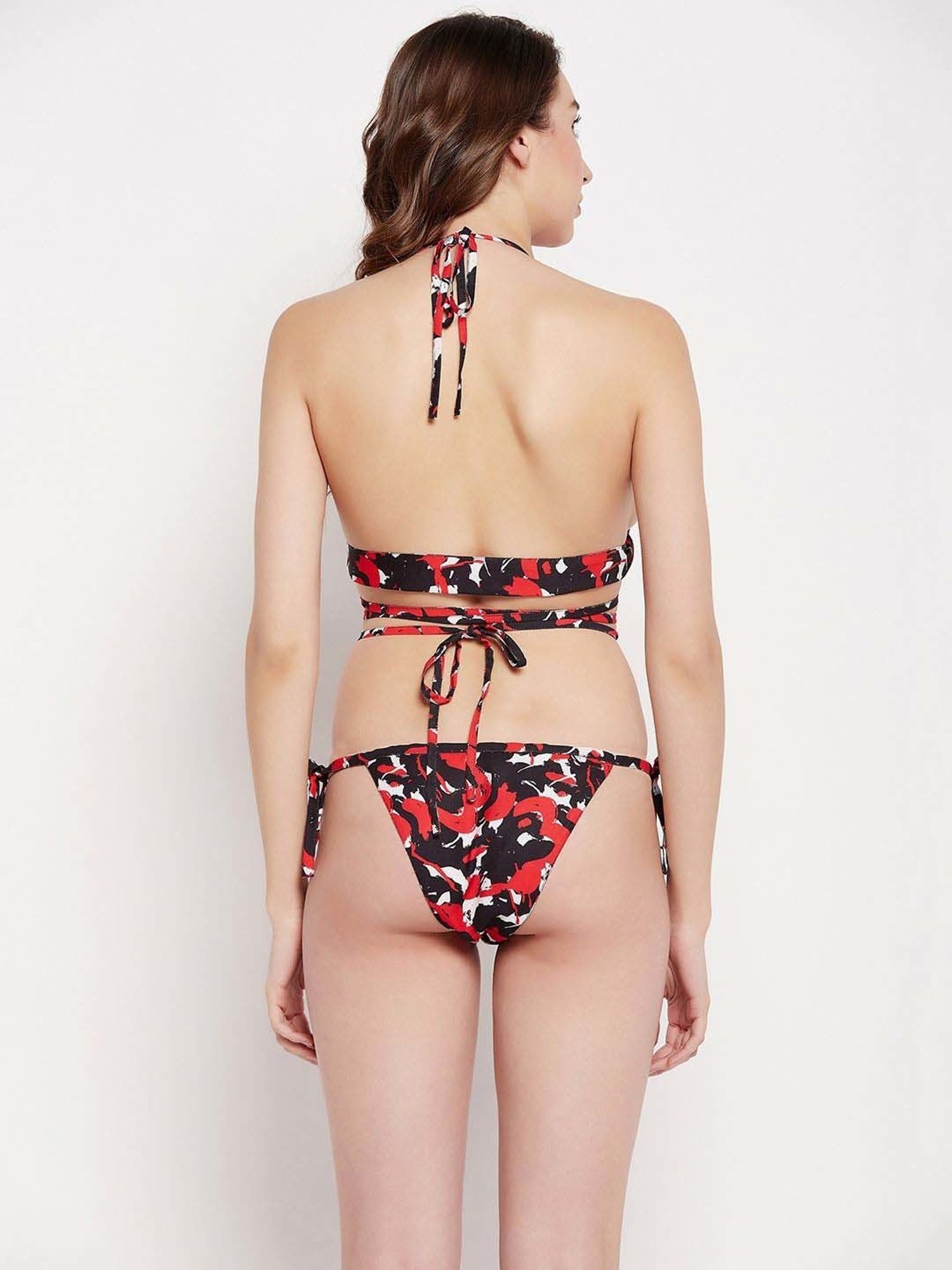 Secrets By ZeroKaata Assorted Printed Bikini Set - Pack Of 2