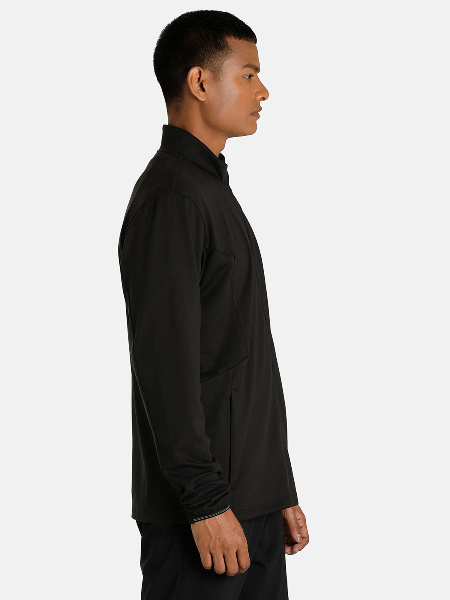 Puma Cloudspun Black Full Sleeves Jacket