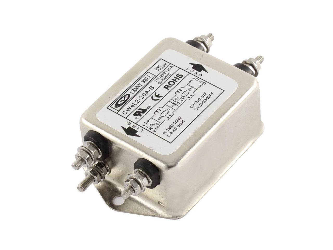 CW4L2-20A-?S Noise Suppressor Power EMI Filter AC 115/250V