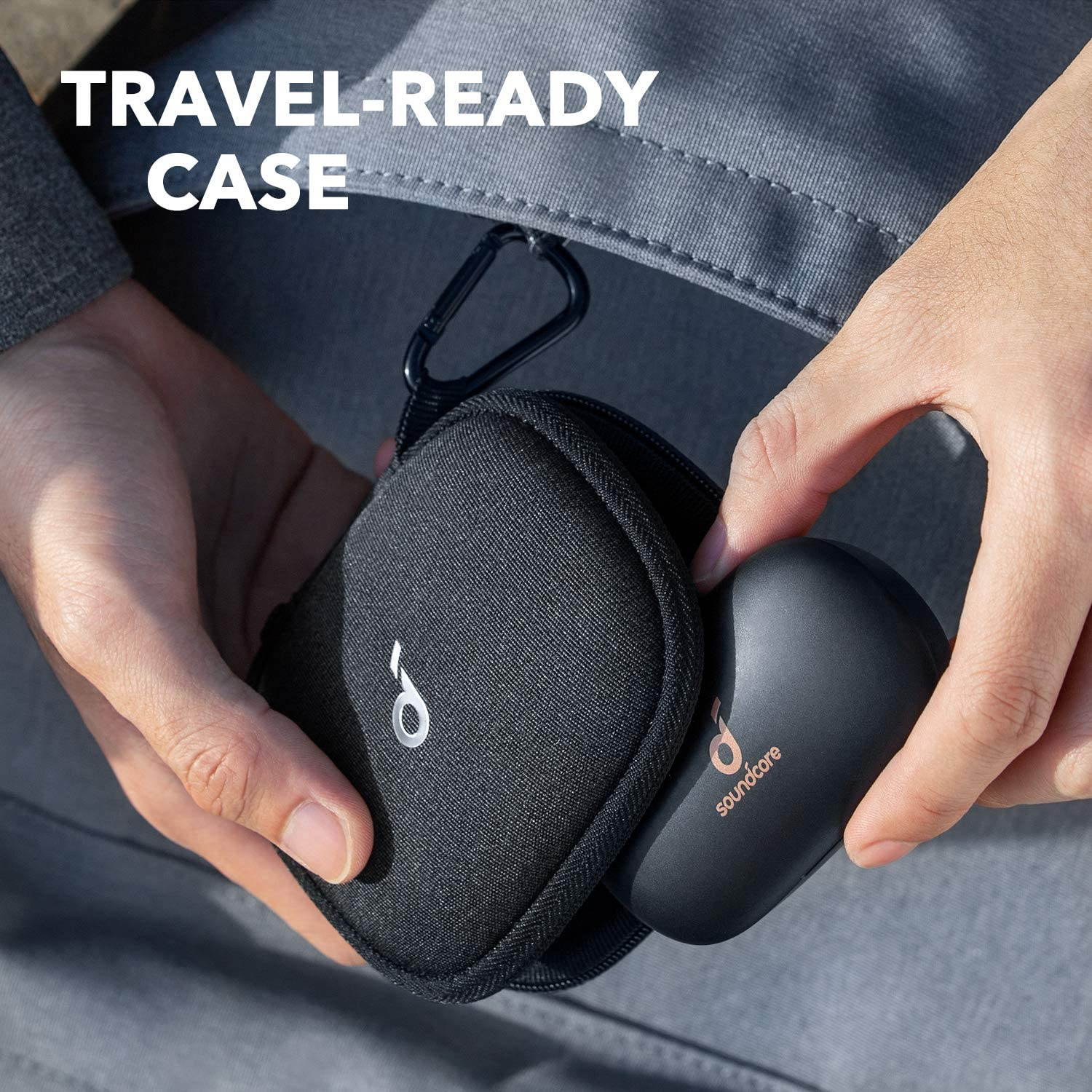 Anker Soundcore Life P2 True Wireless Earbuds with Travel Case, 4 Mics, cVc 8.0 Noise Reduction, Graphene Driver, Clarity Sound, USB C, 40H Playtime, IPX7 Waterproof, Wireless Earphones, Commute, Work