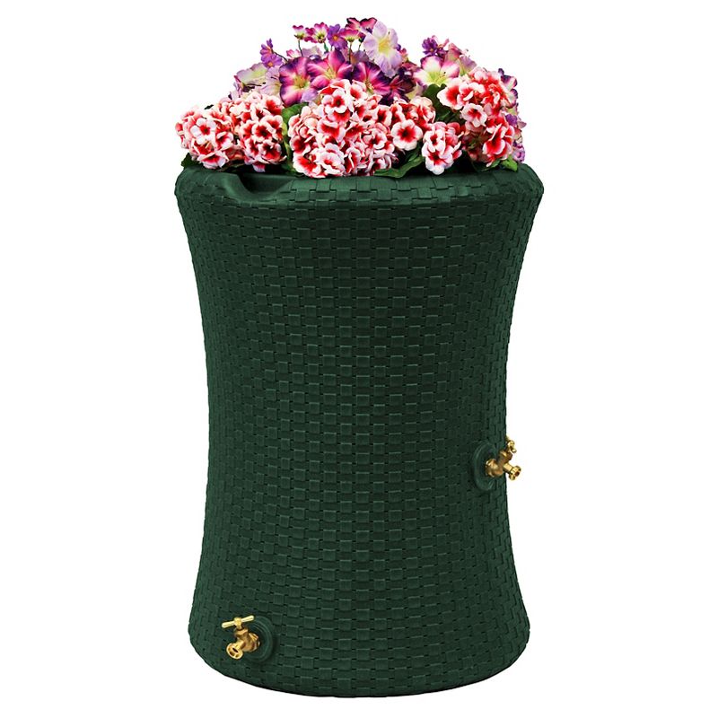 Impressions Nantucket 50 Gallon Rain Saver - Green - Good Ideas