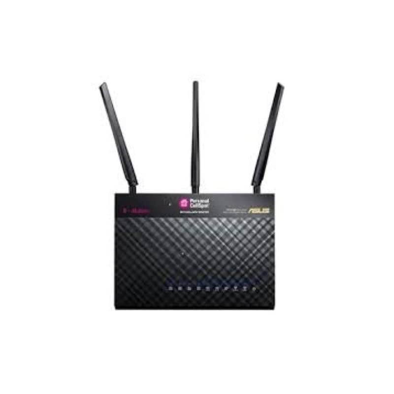 AC1900 By ASUS WirelessAC1900 DualBand Gigabit Router AiProtection with Trend Micro for Complete Network Security
