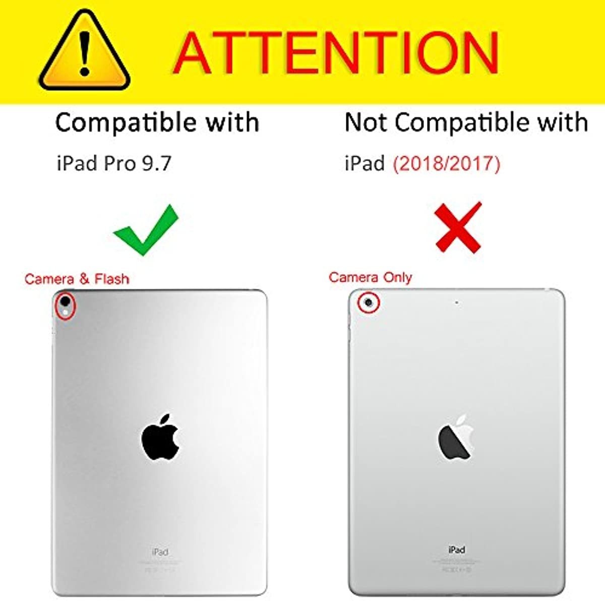 Fintie Case for iPad Pro 9.7, Premium Vegan Leather Folio [Slim Fit] Standing Smart Protective Cover with Auto Sleep/Wake Feature for iPad Pro 9.7 Inch 2016 Release Tablet, Black