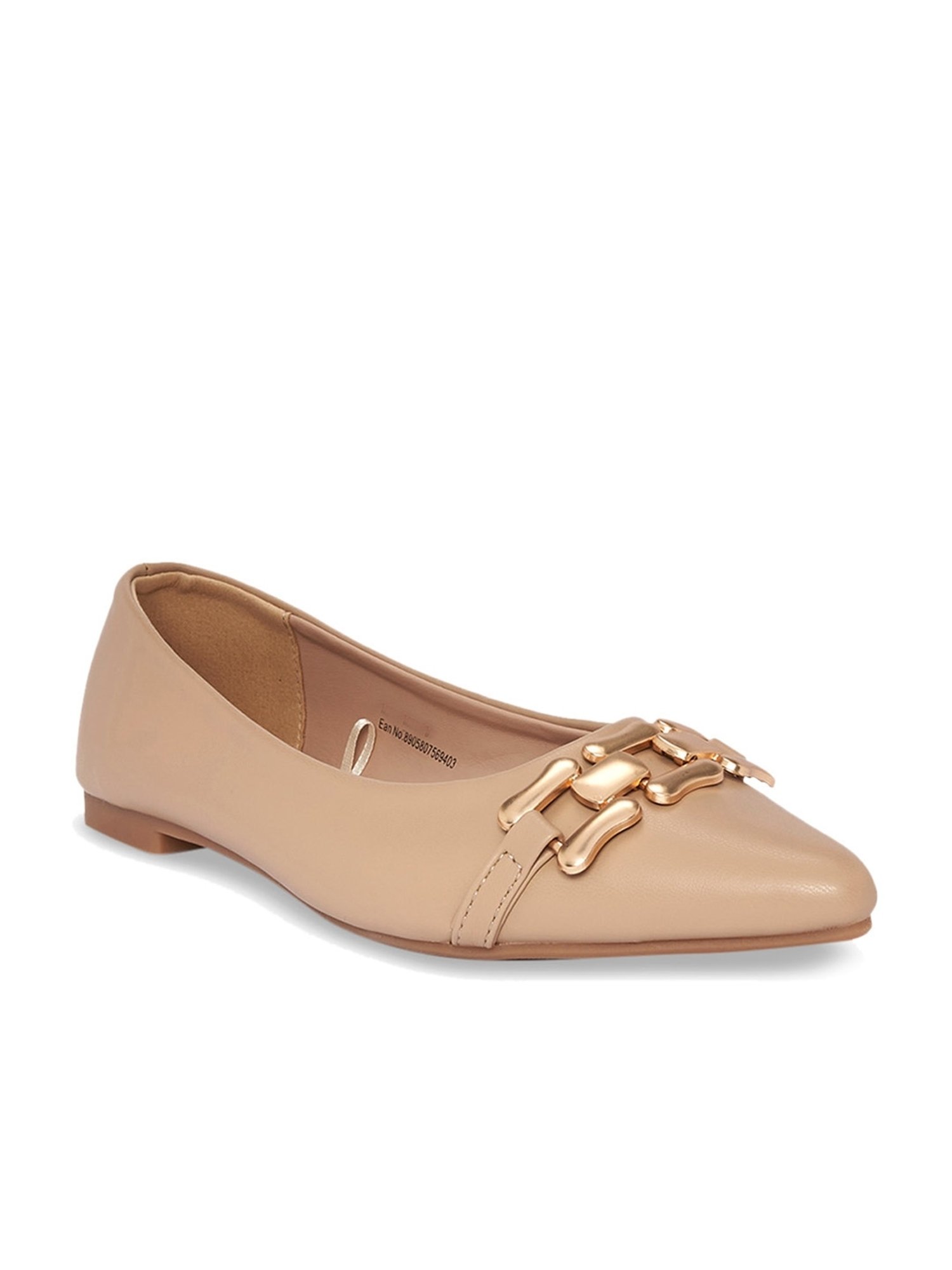 Forever Glam by Pantaloons Women's Beige Flat Ballets