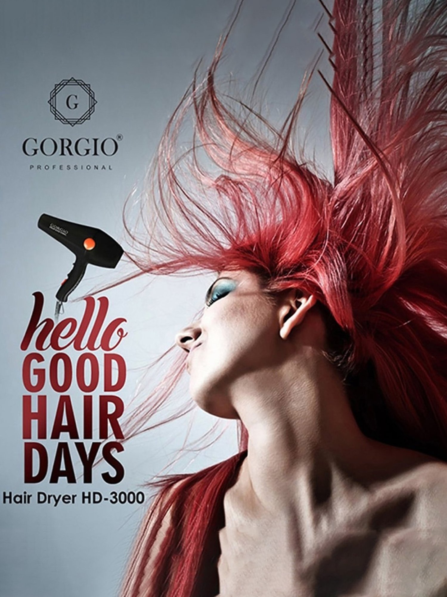 Staunch SHD2011 1600W Compact and Foldable Hair Dryer (White and Pink)