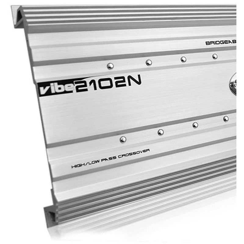 Lanzar Vibe 6000 Watt 2 Channel Bridgeable Full Car Stereo Mosfet Amplifier