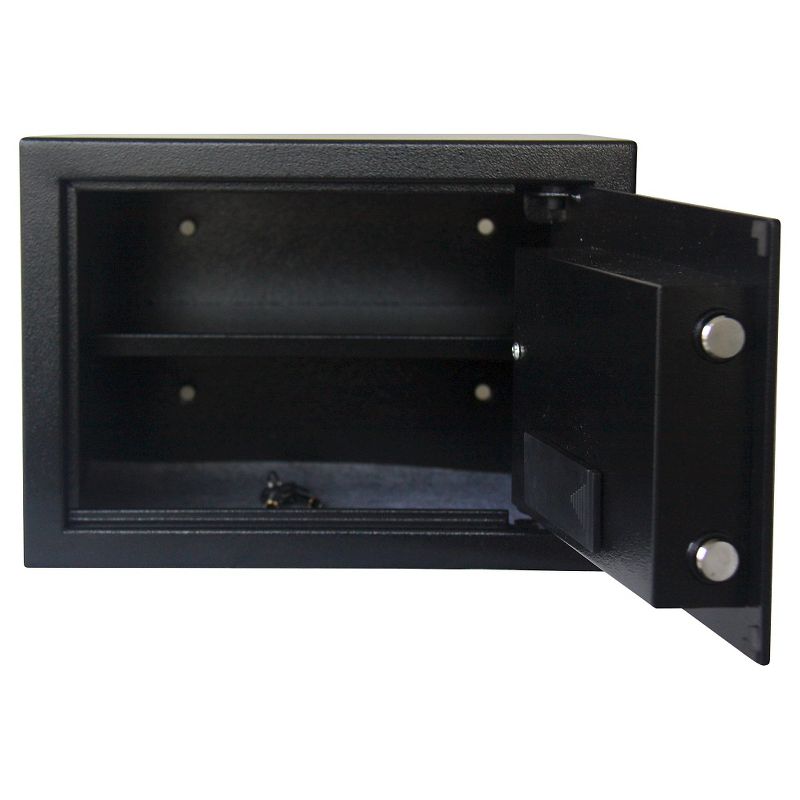 Stalwart Fingerprint Digital Steel Safe - Black