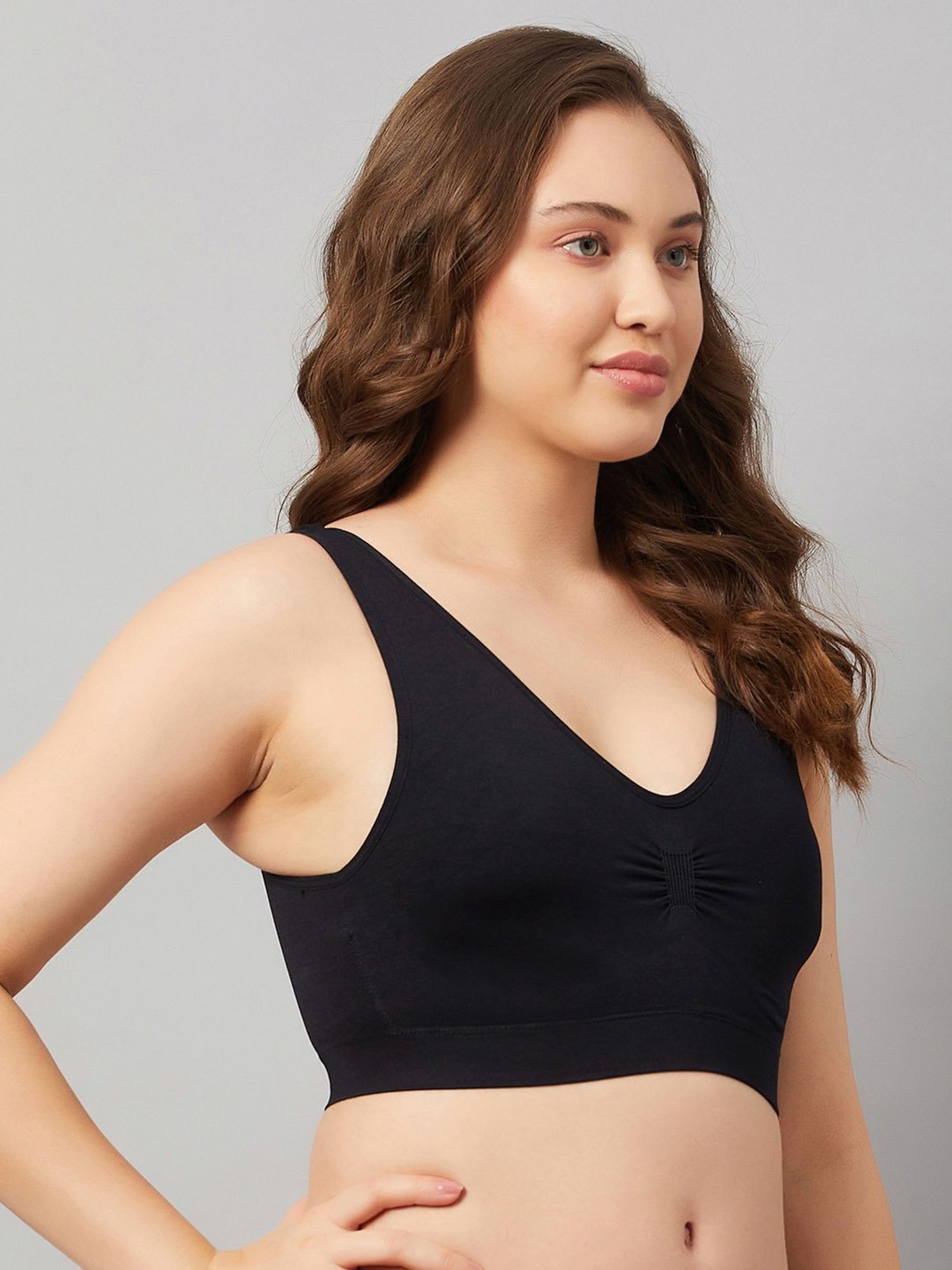 C9 Airwear Black Full Coverage Everyday Bra With Removable Pads